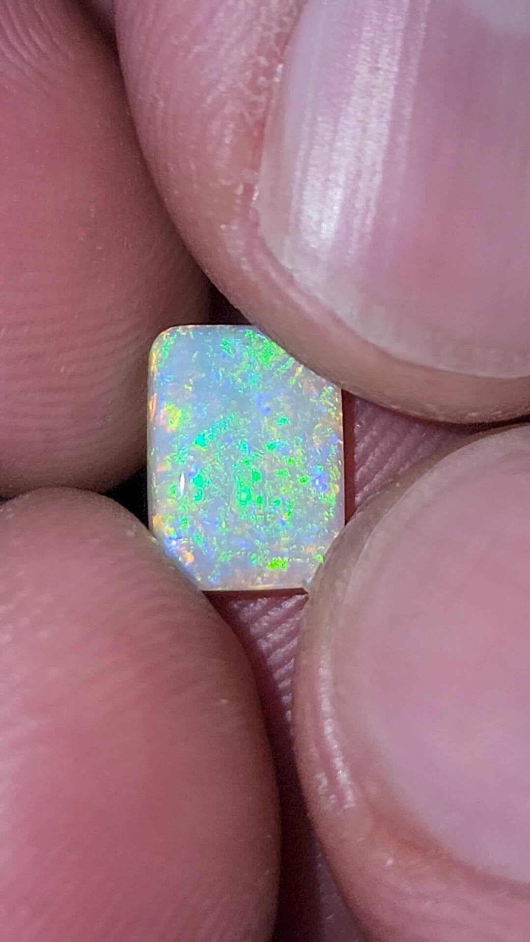 1.96ct Australian Opal Lightning Ridge Semi-Crystal Opal